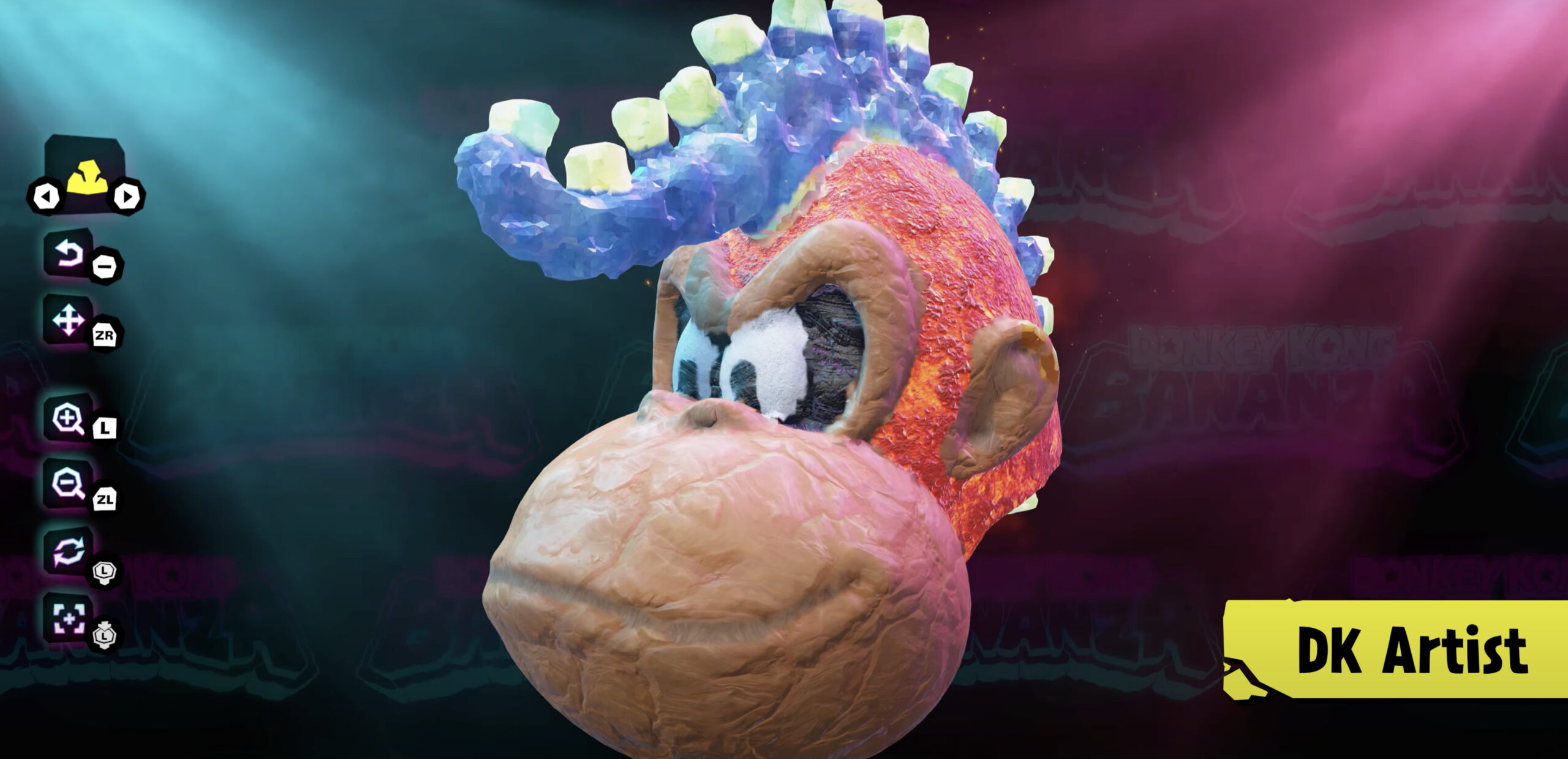 Fans Create Wild Sculptures in Donkey Kong Bananza’s DK Artist Mode