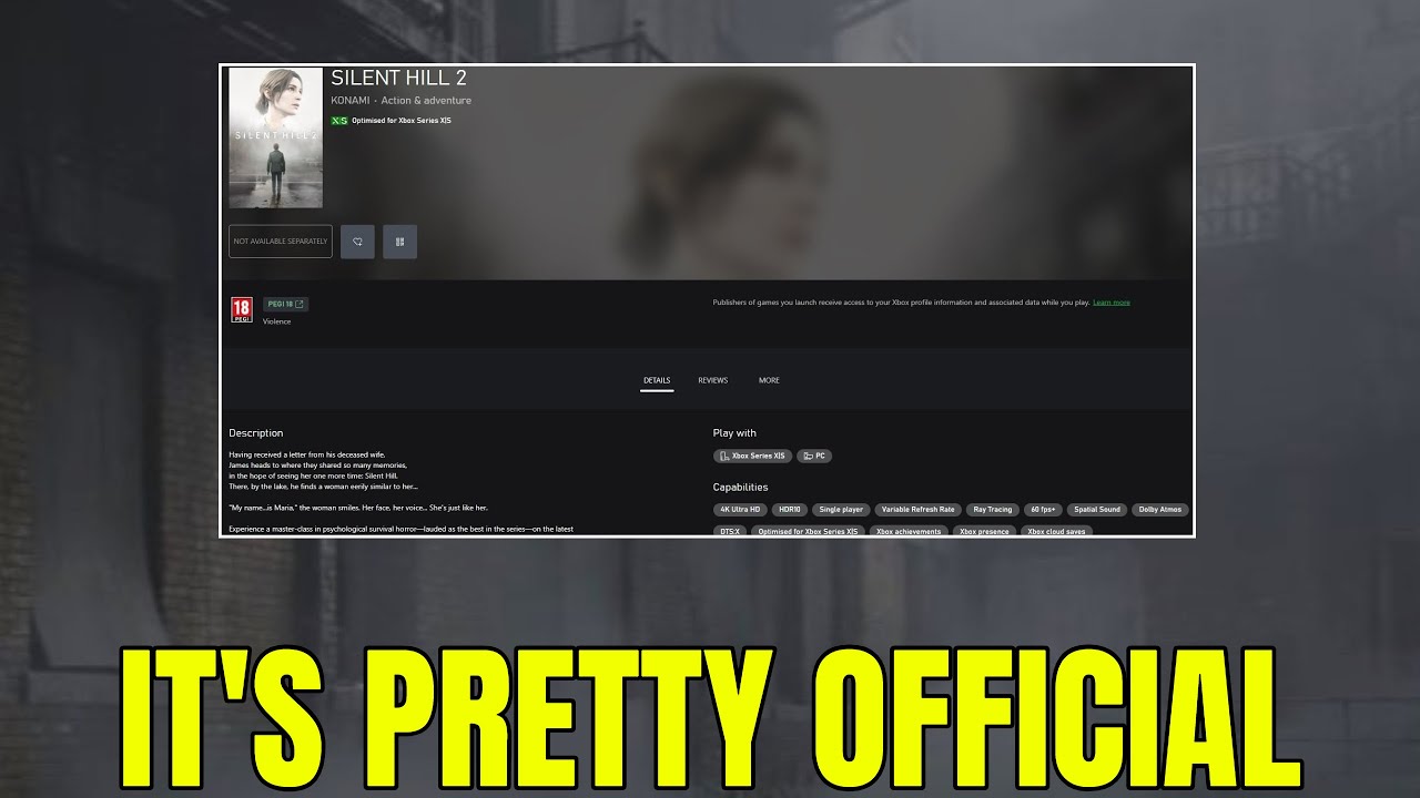 Silent Hill 2 Remake Hits Xbox with 50 Off Film Trailer Drops Silent Hill 2 Remake Hits Xbox with 50% Off, Film Trailer Drops